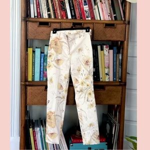 Floral Print Pencil Pants